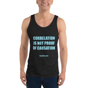 Correlation is not proof of causation - Tank Top