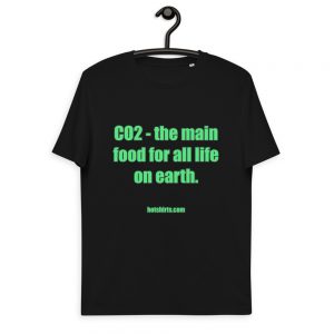 CO2 - the main food for all life on earth - Cotton t-shirt