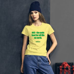 Cotton t-shirt | CO2 - the main food for all life on earth