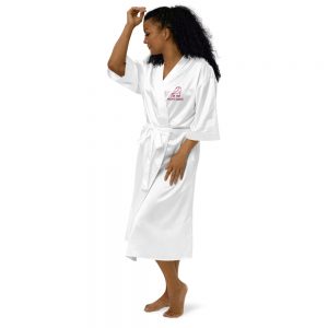 I'm the mean nurse - Satin robe