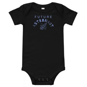 Future Astronaut with Rocket - Baby short sleeve one piece