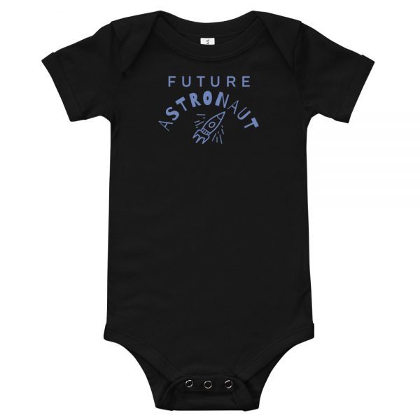 Baby short sleeve one piece | Future Astronaut with Rocket