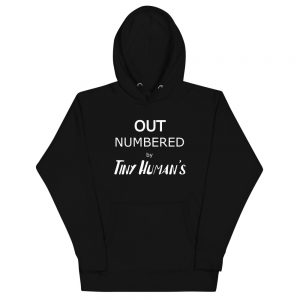 Unisex Hoodie | Outnumbered by tiny humans