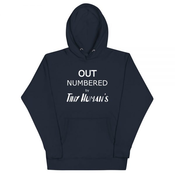 Unisex Hoodie | Outnumbered by tiny humans