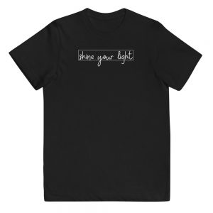 Classic youth jersey t-shirt | Shine your light