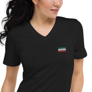 Unisex Short Sleeve V-Neck T-Shirt | Iran