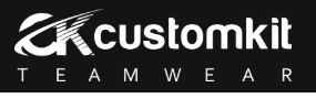 The Logo for CustomKit.com sportswear clothing company